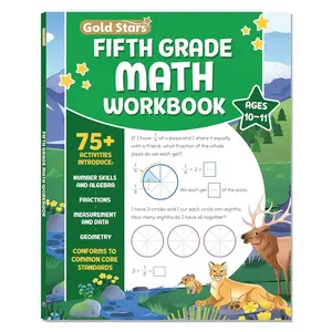 Fifth Grade Math Workbook for Kids Ages 10-11: Over 75 Activities - Number Skills, Algebra, Fractions, Geometry, Measurement and Data and more Paperback – September 1, 2024