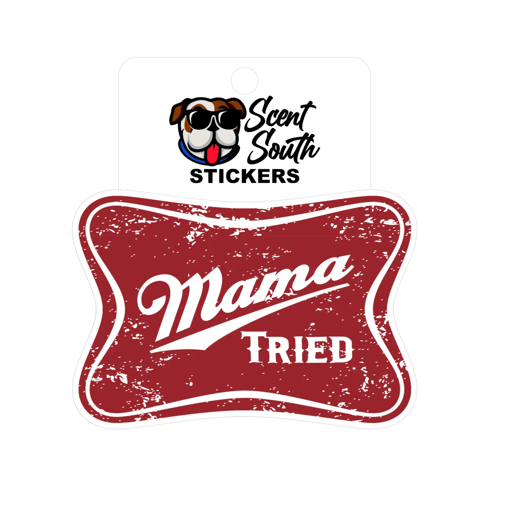 Mama tried red - sticker Mama tried red - sticker