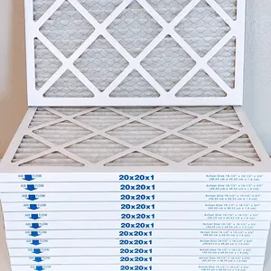 20x20x1 AC Air Filters (MERV-8) by Ned Air Filters for Air Conditioner, Furnace, Heat Pump & HVAC Systems