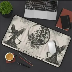 Even in Arcadia Sleep Token Desk Mat, House Veridian, Flamingo, Take Me Back To Eden Mousepad, Desktop Pads for Gaming & Study, Desktop Accessories, Desk Mat, PC Accessories.