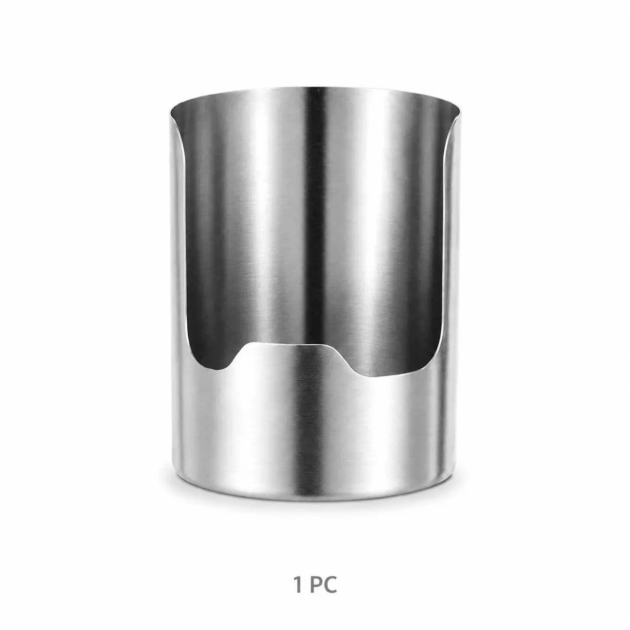 Stainless Steel Pot Lid and Utensil Holder, Multifunctional Kitchen Organizer for Spoons, Ladles, Spatulas, Pan Lids and Cutting Boards, Countertop Storage Stand with Drip Tray