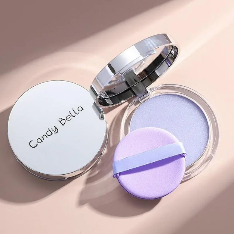 Lavender Makeup Powder Oil Control Setting Powder for Smooth and Even Complexion Matte Effect Soft Finishing Powder Cosmetics