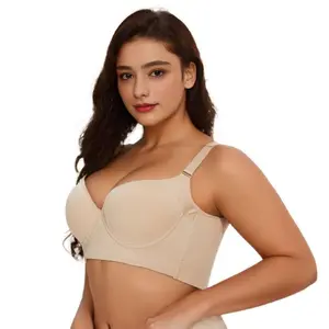 Comfortable Plus Size Women's Bra - Slimming & Anti-Sagging Design for Enhanced Support and Style