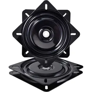 2pcs Boat Seat Swivel, Flat Boat Pedestal Base, Swivel Chair Base Replacement Accessories