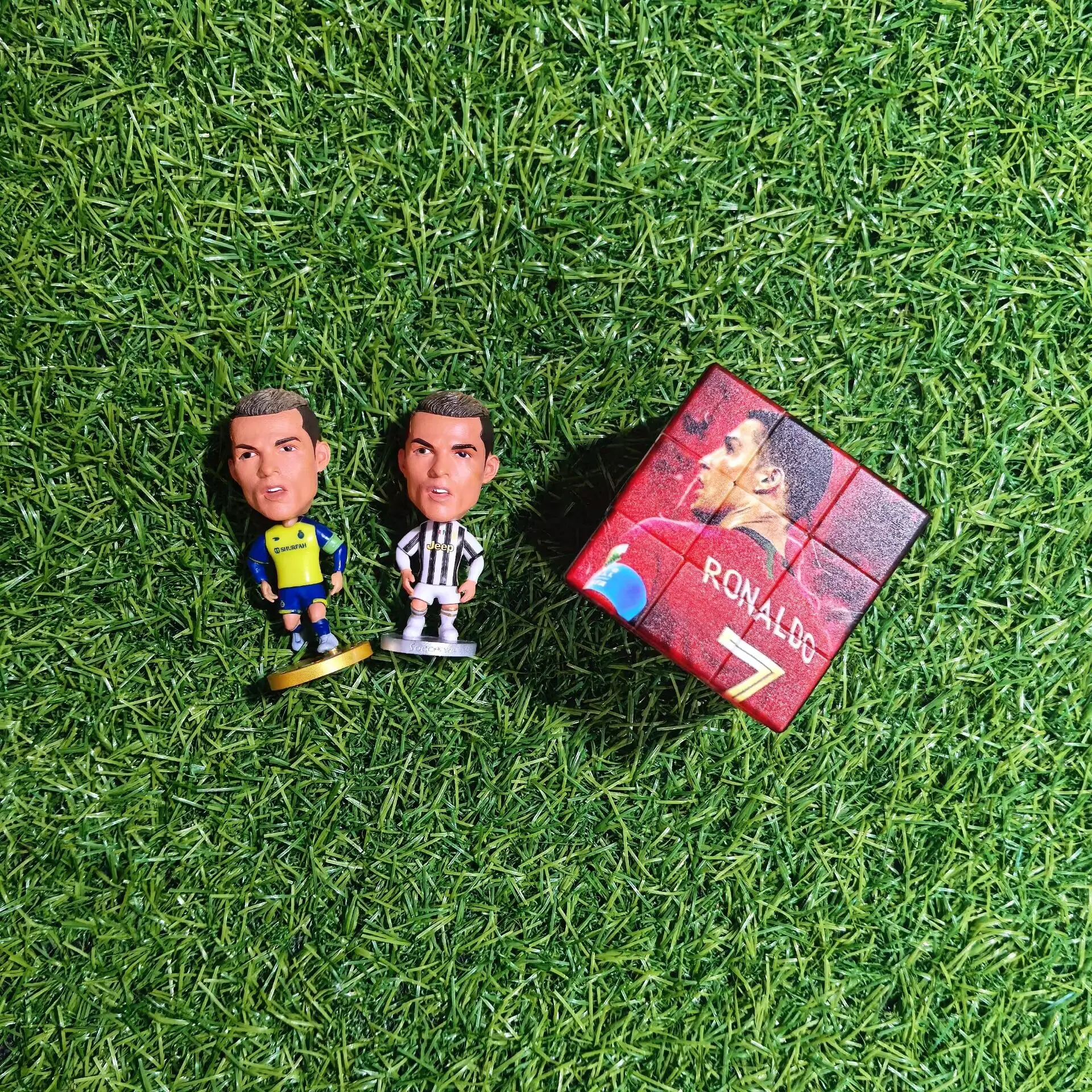ロナウド　シェフチェンコ フィギュアキーホルダーセット Football Star Ronaldo Figure Keychain Jewelry Bag Pendent Keyring