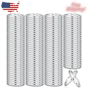 200Pcs Split Key Rings Bulk for Keychain and Crafts, 1 inch (25mm)