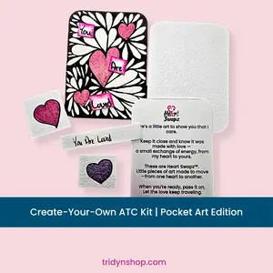 Pocket Art Kit – Premium 2.5x3.5 Cards | Swappable ATC Card Design