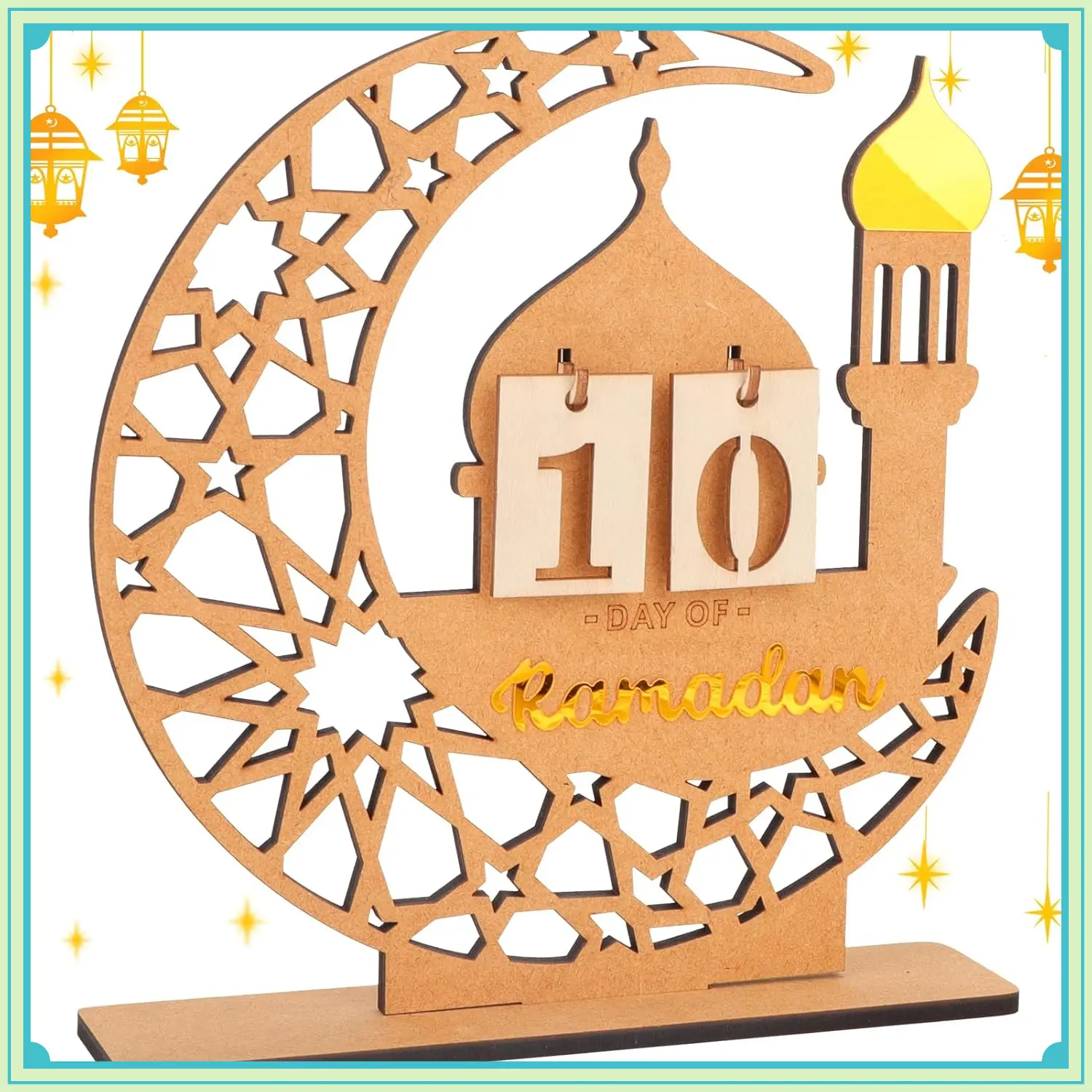 Wooden Ramadan Advent Calendar Gifts Ramadan Decorations for Home ...