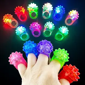 10PCS LED Finger Lights Flashing Finger Lamps for Party Supplies Birthday Party Favors Christmas Halloween Cosplay Concert Rave Festival Kids Adults Fun Glow Toys