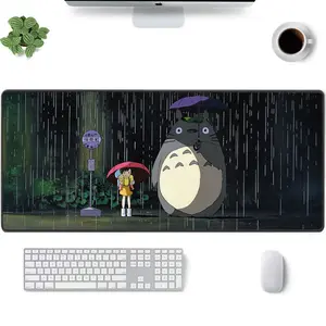 [Sale Up To 50%] My Neighbor Totoro Anime Bus Stop Scene Mouse Pad Desk Mat