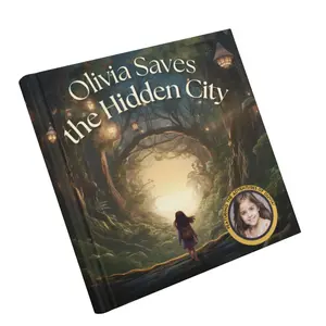 The Hidden City Storybook - Personalized adventure book for boys and girls - Custom gift