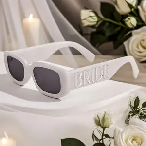 New 1pcs Bride Sunglasses Bachelorette Party Supplies Engagement & Bridal Shower Accessory Wedding Decoration Bride To Be Gift Party Favor