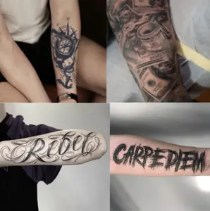 Worried About Skin Reactions?  Gentle Herbal Tattoo That Feels Light All Dayhinking About A Tattoo? Try It First  No Regrets, Just Style fake tattoo stciker longstay 2week