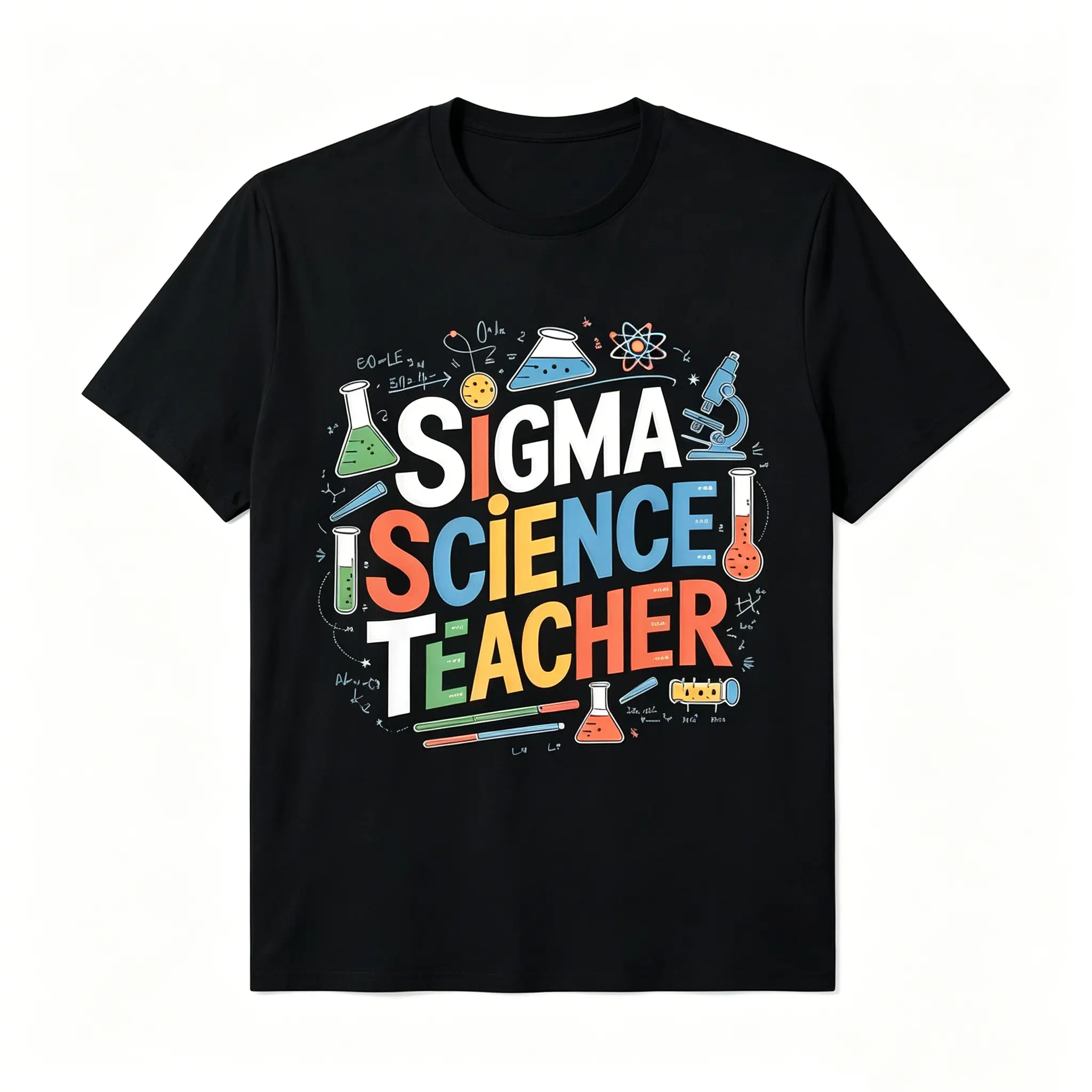 Cool Science Teacher Sigma Trend Tee Shirt