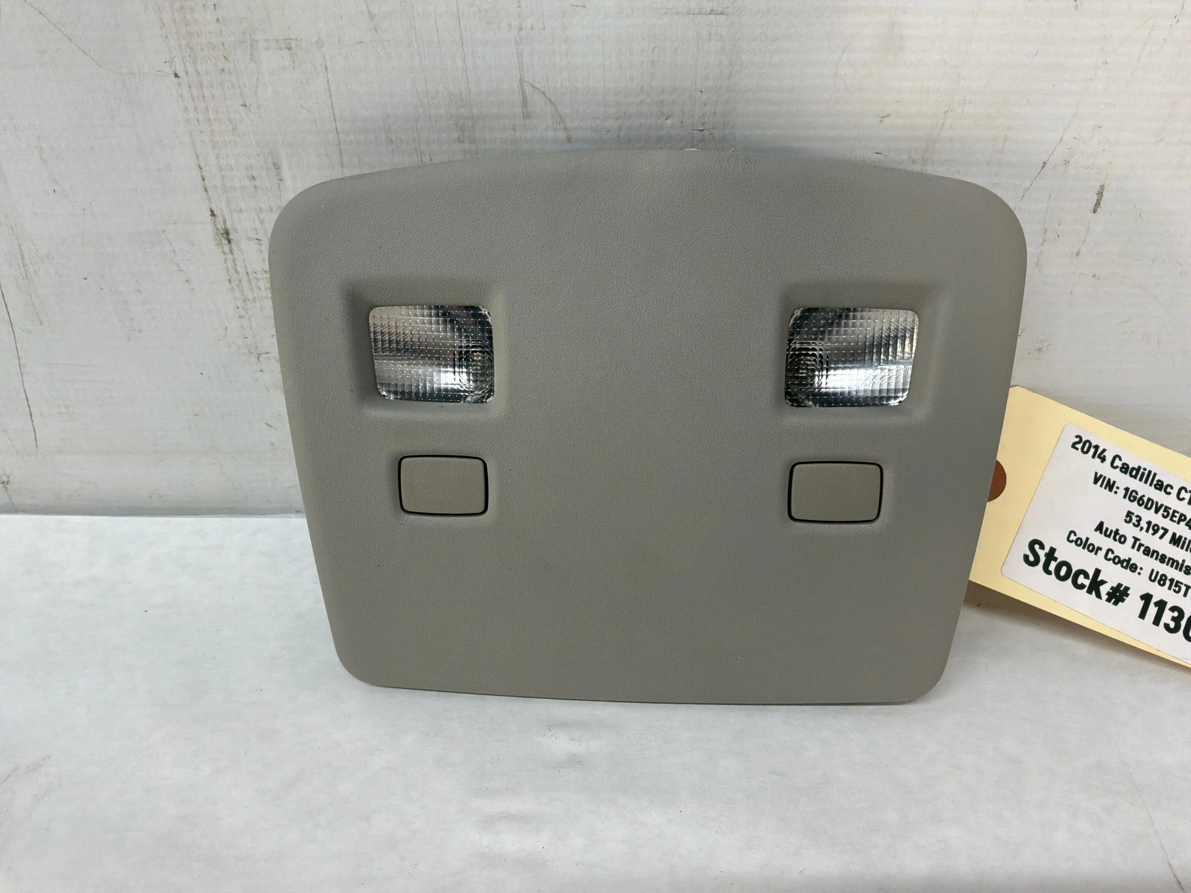 2014 Cadillac CTS-V Sedan Rear Dome Reading Light Lamp OEM