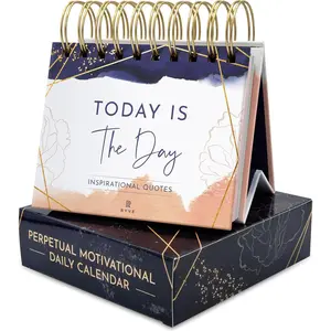 Daily Flip Calendar with 366 Inspirational Quotes, Inspirational Gifts for Women, Perpetual Desk Calendar, Office Decor for Women, Daily Affirmations, Motivational Desk Decor