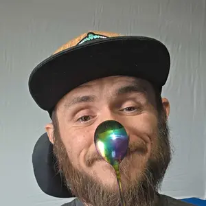 Rainbow TikTok Peanut Butter Spoon