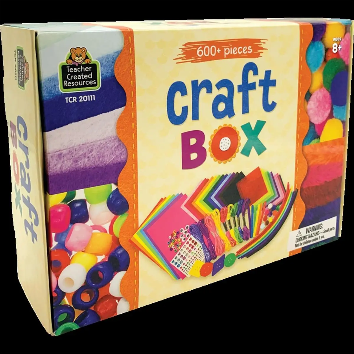 Teacher Created Resources 600-Piece DIY Craft Box Kit for Creating Something Beautiful & Crafting Adventure - Includes Felt, Paper & 1.19 lbs Tissue Paper for Creative Projects, Create Something Beautiful