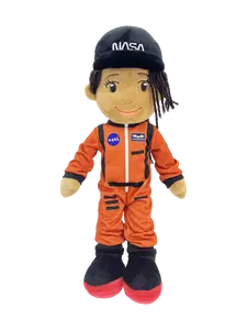 NASA Julie 14'' Plush Astronaut Doll Space Figure Soft Toy for Kids Collectors