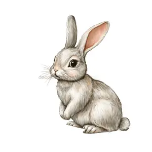Easter Rabbit Sign, DCO-13229, Sign For Wreath, 10x10" Metal Sign