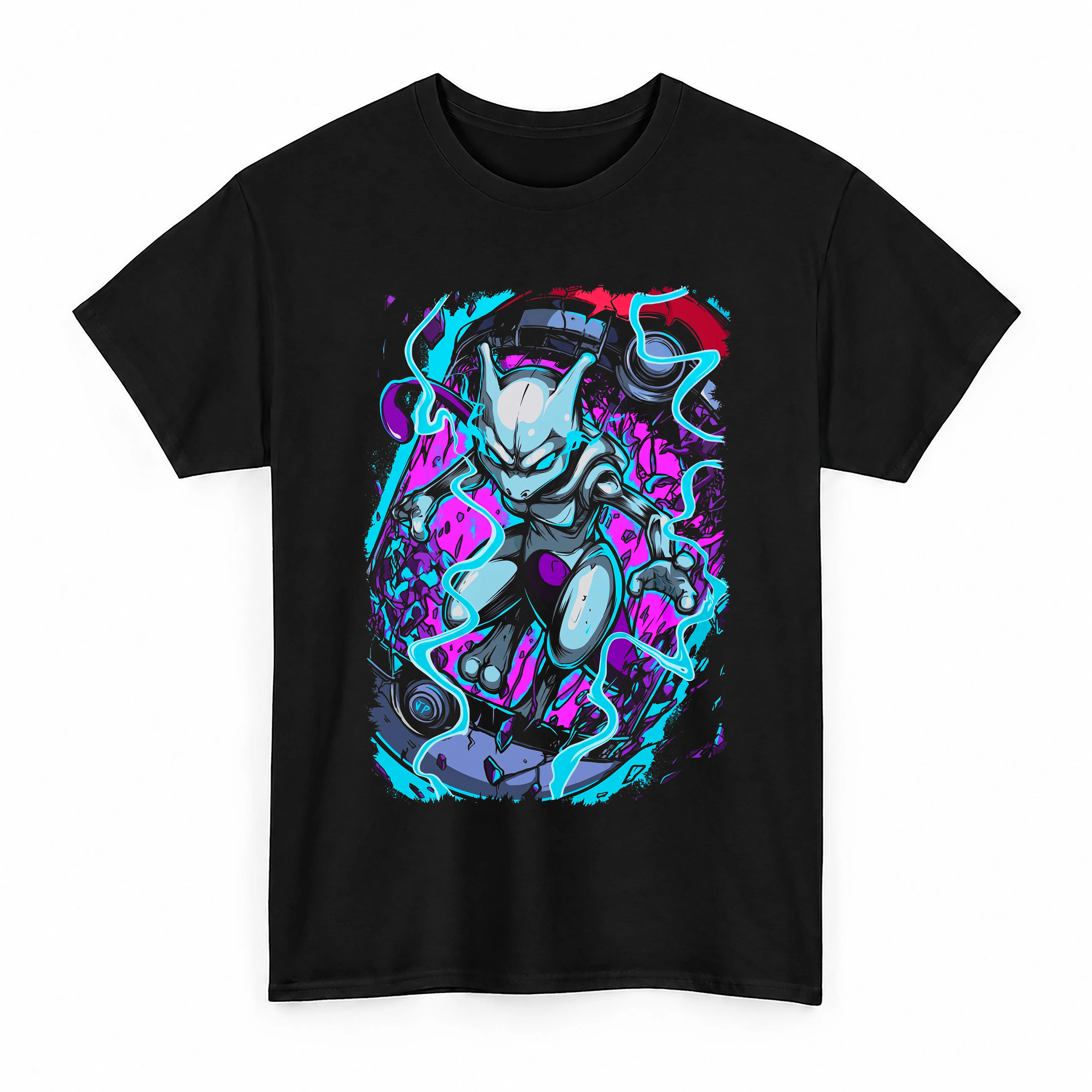 Psychic Alien Graphic T-Shirt, Unisex Cosmic Fantasy Streetwear Top, Casual Shortsleeve Classic Fit in 100% Cotton, Fabric, Round Neck, Tops, Clothes