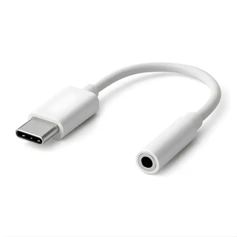 USB-C to 3.5mm Audio Headphone Adapter, Type-C to Headphone Jack AUX Audio Dongle Cable Compatible with iPhone 17 Pro Max/16/15, Samsung Galaxy S25 Ultra/S24/S23, Pixel, iPad Pro