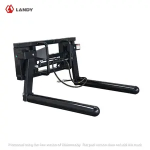 Landy Attachments Skid Steer Heavy Duty Hydraulic Round or Square Bale Lifter/Handler