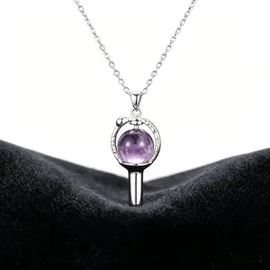 Light Stick Pendant Necklace – Fan Support Jewelry,Inspired Choker, Cute Collarbone Chain Gift