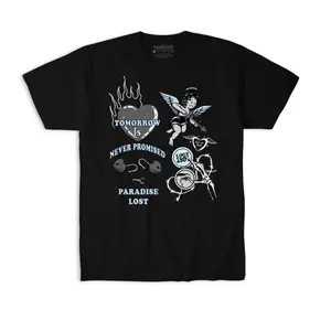 Unlock Your Identity Tee Black/Blue 100% cotton