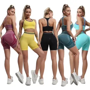 Knitted Beautiful Back Yoga Set, High Waist Peach Butt Leggings, Slimming, Breathable & Quick-Drying Tight Fitness Suit for Running