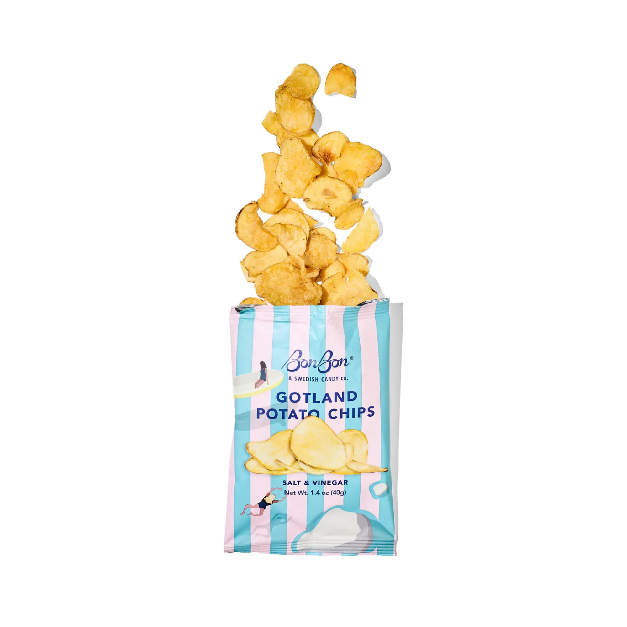 BonBon's Potato Chips - 4-Pack Salt & Vinegar BonBon's Potato Chips - 4-Pack Salt & Vinegar