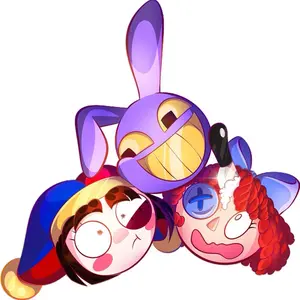Jax Pomni and Ragatha The Amazing Digital Circus Keychain