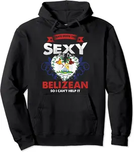 Funny Patriotic Belize Country People Descent Sexy Belizean Pullover Hoodie - Lydiagarcia Shop 86B082L885Q4