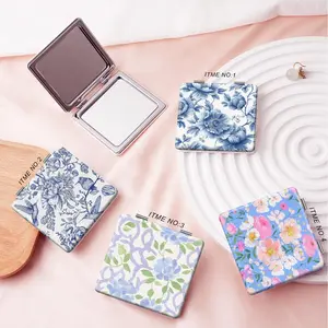 Portable Makeup Mirror, Convenient Folding Small Mirror, Mini Handheld Makeup Mirror, Suitable for Daily Holidays, Birthdays, Gifts