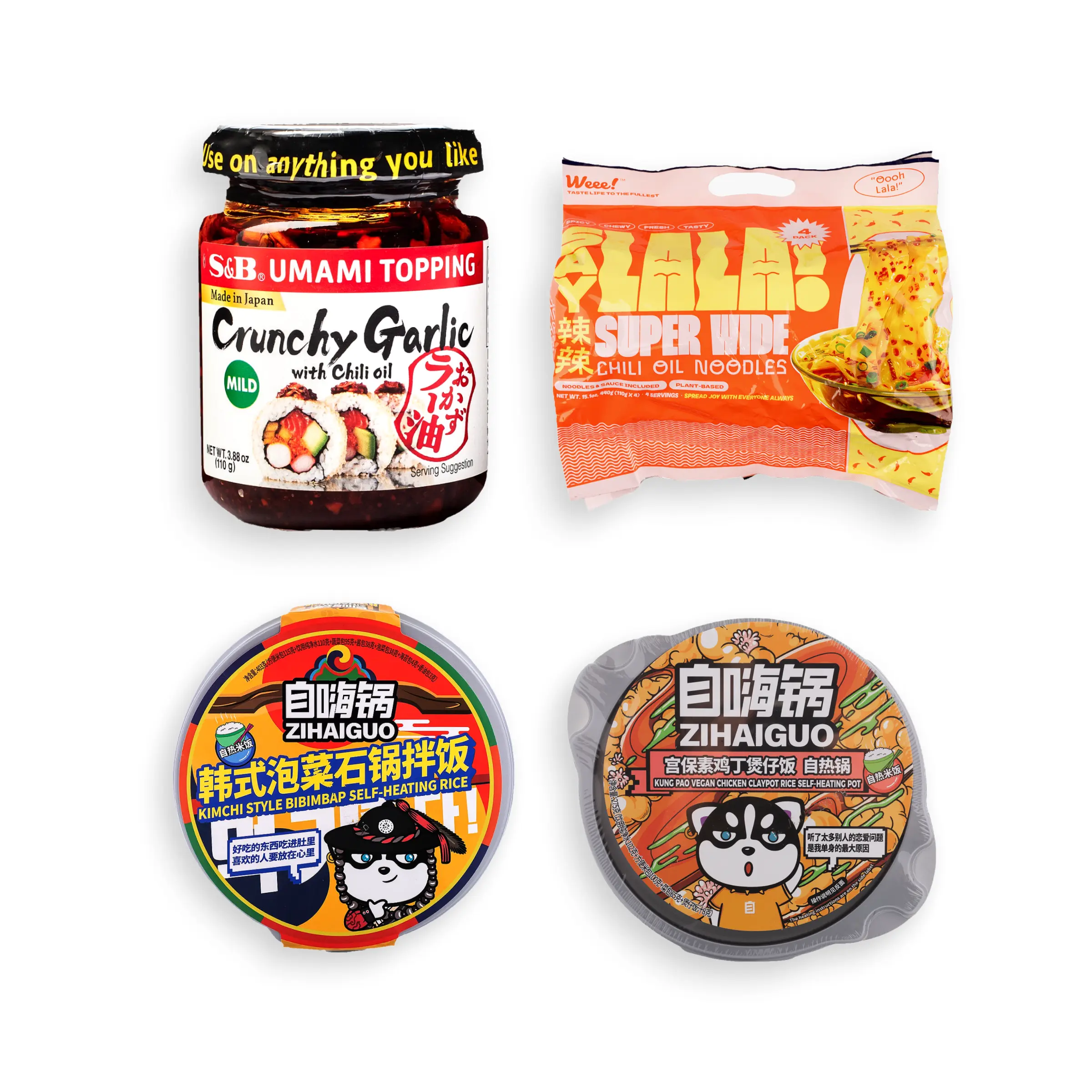 Crunchy Garlic w/ Saylala Noodles & Rice Pots