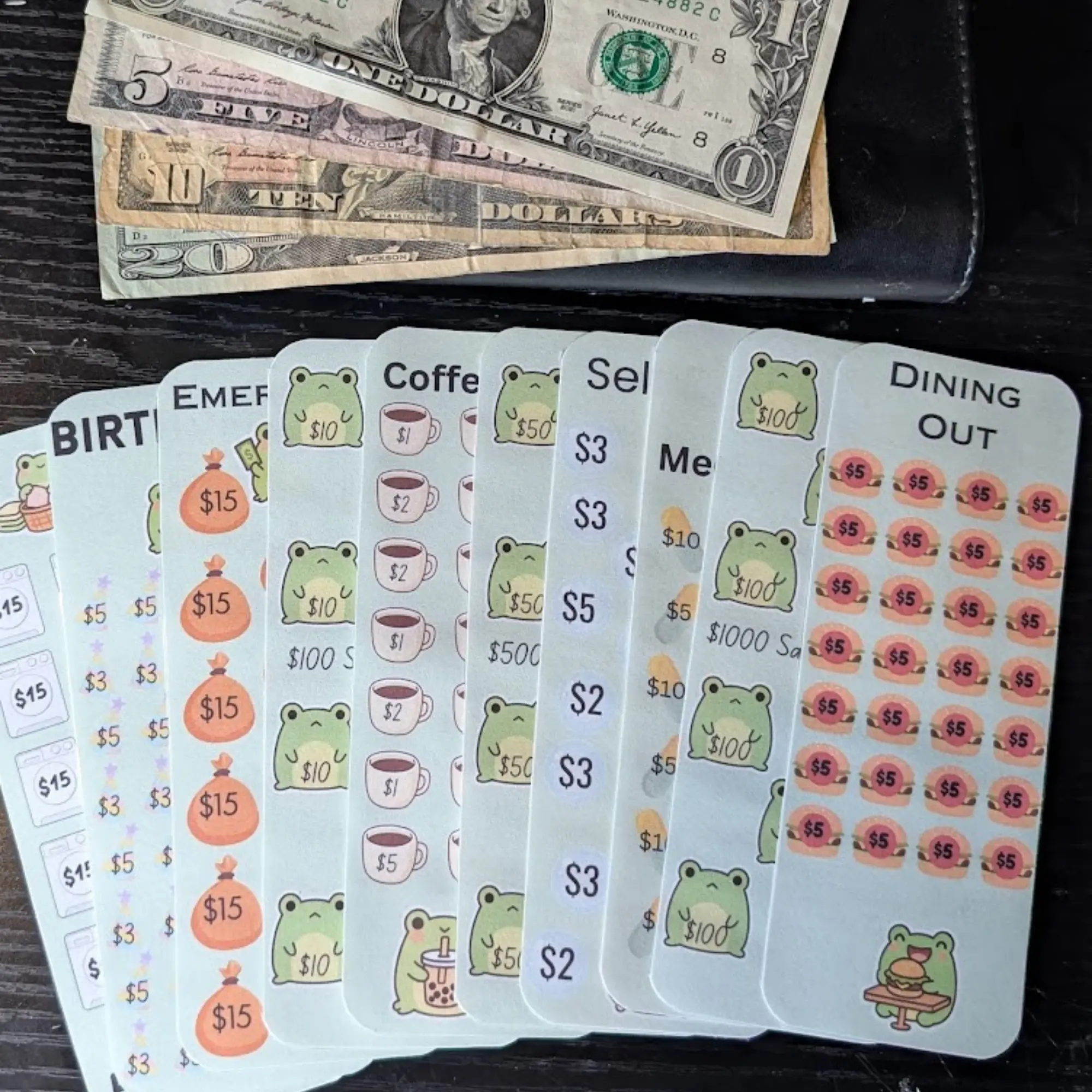 10 Frog Themed Savings Challenges Calender Calendar