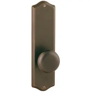 Emtek 8811BT Privacy , Sideplate Locksets Colonial Non-Keyed 9" , Belmont Knob