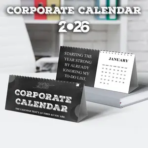 Corporate Calendar Funny 2026 Desk Calendar - Coworker Gifts Boss Employee present Sarcastic Work Office Gift Friend Secret Santa White Elephant Gag Gift