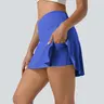 Halara Everyday SoftlyZero™ Airy Crossover 2-in-1 Side Pocket InstantCool Mini Tennis Skirt-Lucid-UPF50+