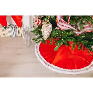 Red Designer Tree Skirts