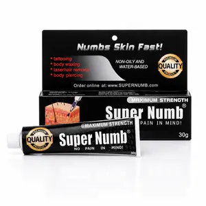 Tattoo Numbing Cream XL - SUPER NUMB 8% - Pain Free Tattoos - 3x The Size & 3x The Numbing Power - Extra Large Tube