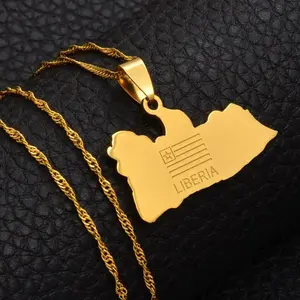 Liberia Necklace / Jewelry Pendant Gift