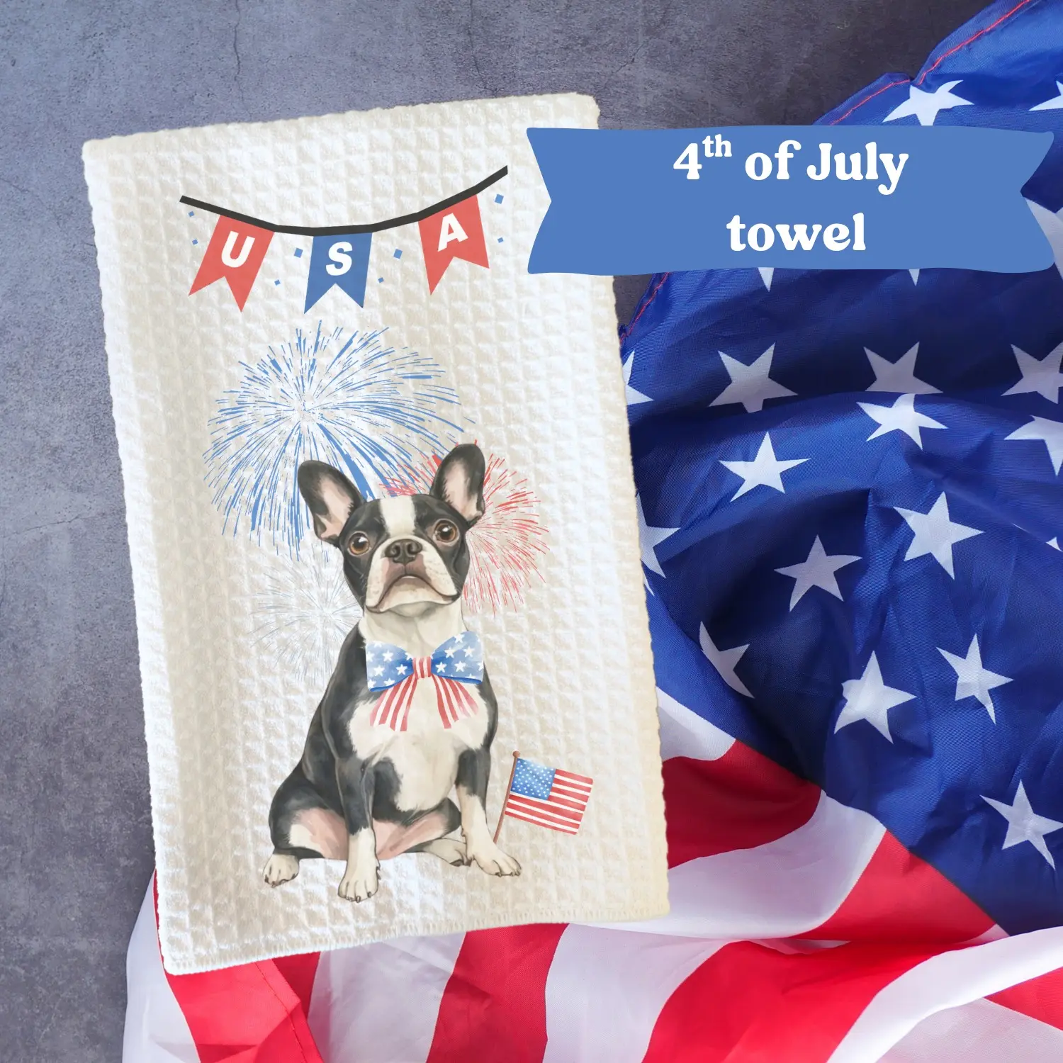 Boston terrier (BLACK/WHITE)