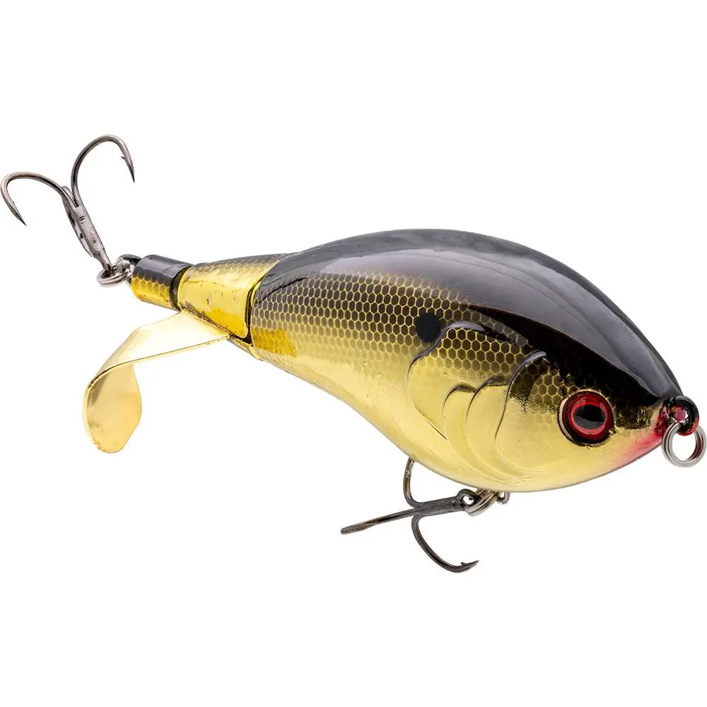 Strike King Clickin Chickin Topwater Lure - 4 in, Adjustable Metal Tail, Rattle Tail Design, Customizable Knocking & Clicking Sounds for Fishing, Topwater Lures, Customizable Knocking And Clicking Sounds, Adjustable Tail