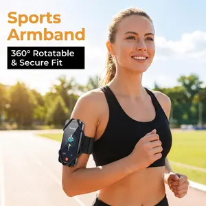 Stop Holding Your Phone While Running Get This 360 Rotatable Sports Armband Secure Universal Fit Completely Hands Free For Your Workout