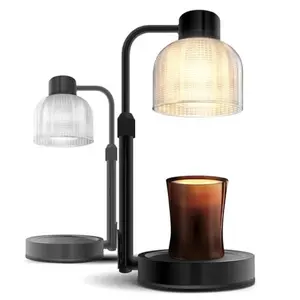 Candle Warmer Lamp - 1/2pcs Adjustable Height Dimmable Candle Warmer with 24-Hour Cycle Timer for Home Decor and Mother's Day Gifts