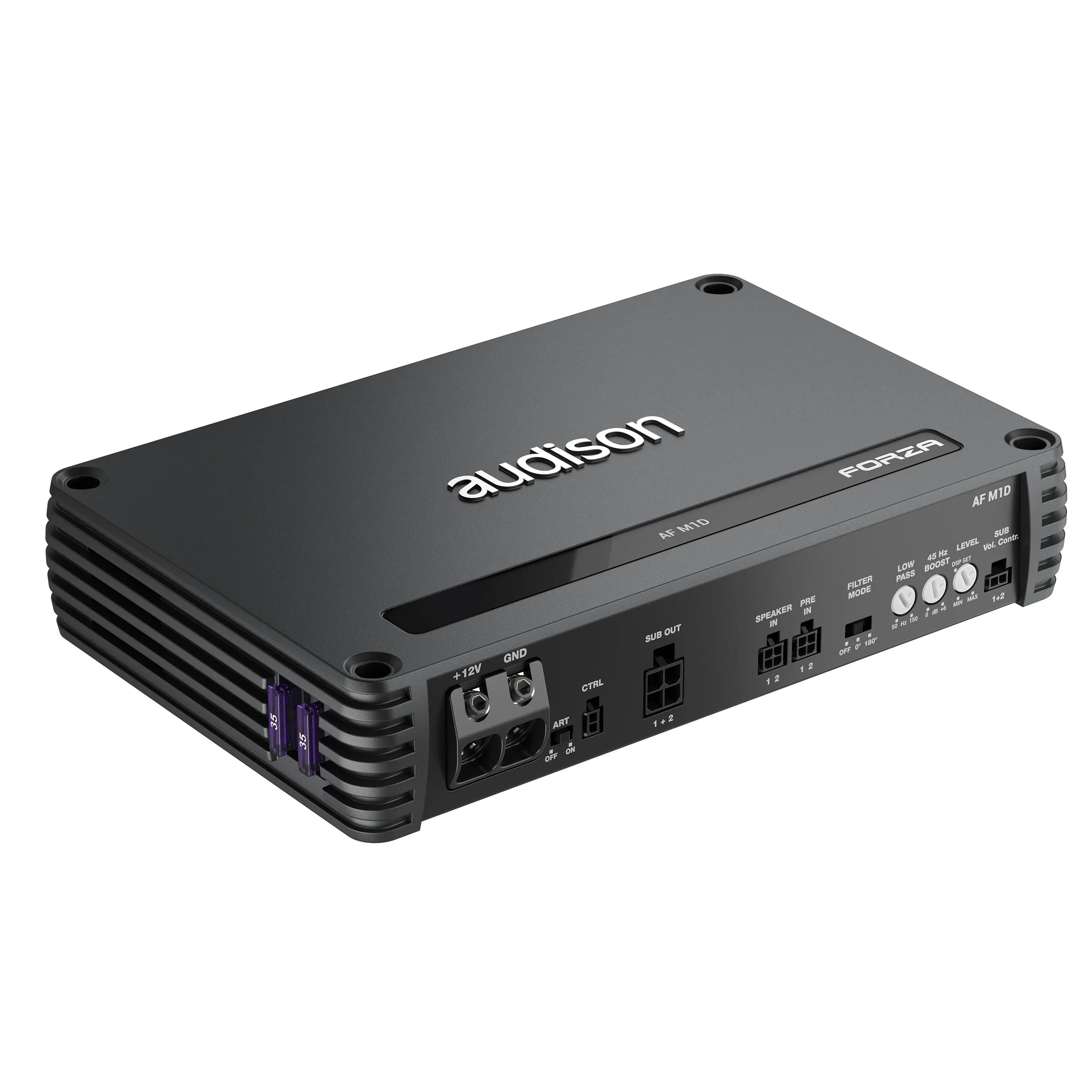 Audison Forza AF M1D Class-D Mono Amplifier, 600W x1 RMS @4Ω