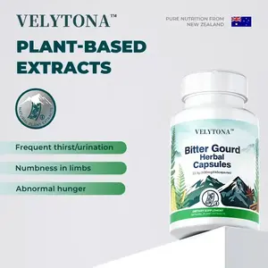 VELYTONA  Bitter Gourd Herbal Capsules Contain Extracts of Bitter Gourd, Cinnamon, Ginseng, and Mulberry Leaves, etc. #Summervibes