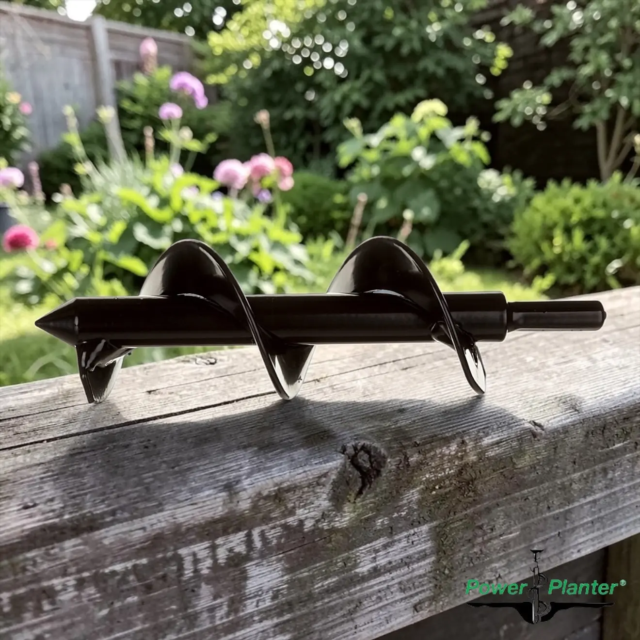 Power Planter Flower Planting Auger & Grass Plug Tool (2" x 7")