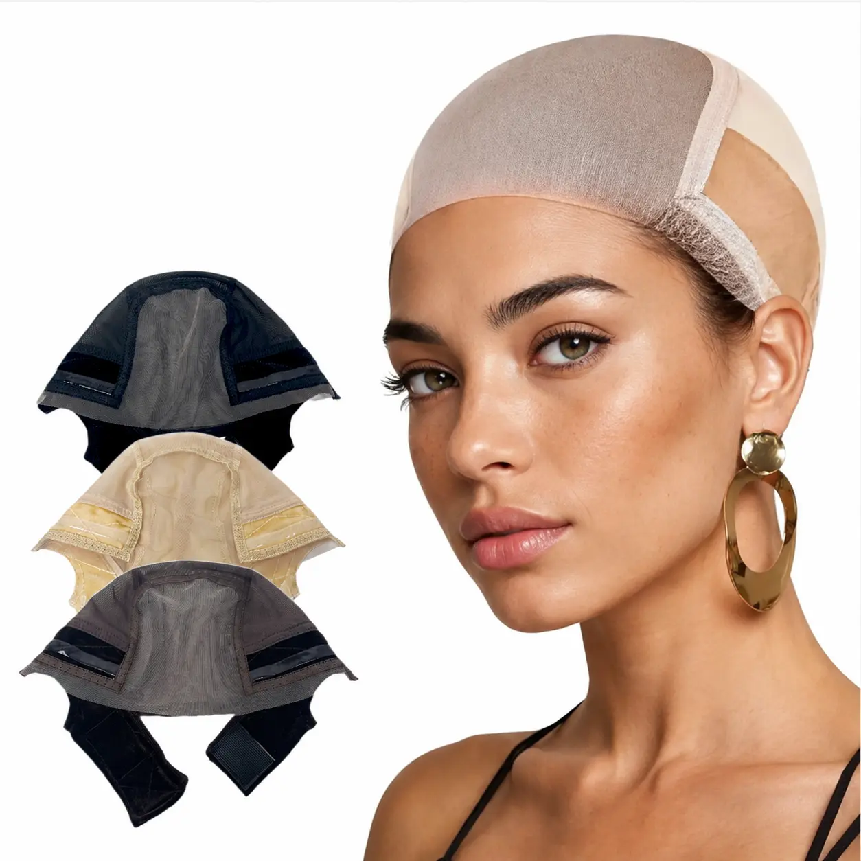 HD Lace Wig Cap for Women and Men - Comfortable Fit & Breathable Resuable Wig Cap to Keep Wigs in Place, Adjustable None Slip Cap - Ideal for Daily Use